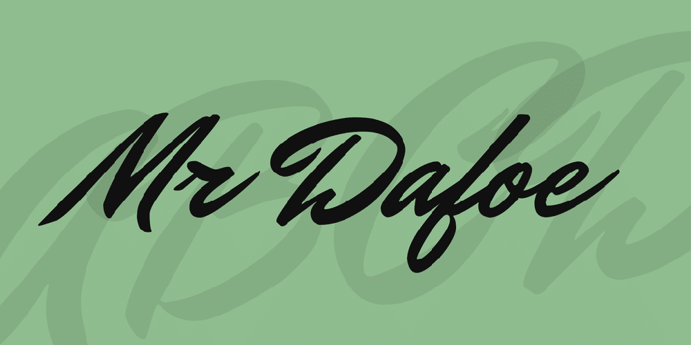 Mr Dafoe Font