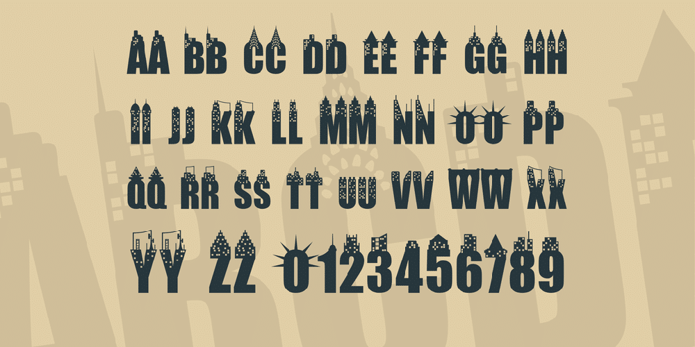 New York City Font 2