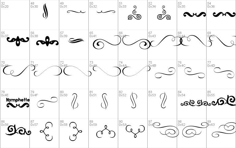 Nymphette Font 1