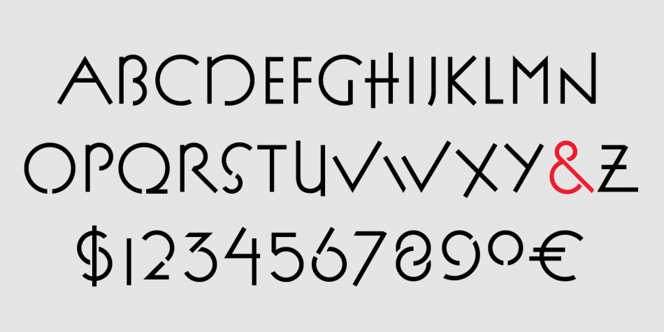 P22 FLLW Exhibition Font 12