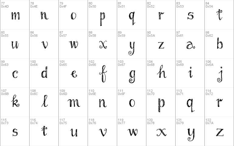 Pea Ellie Bellie Font 1