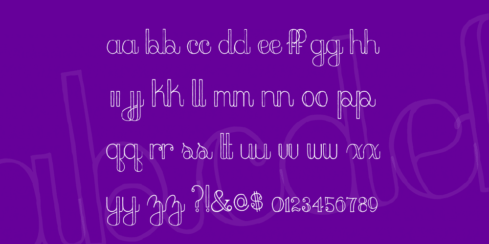 Peach Sundress Font 1