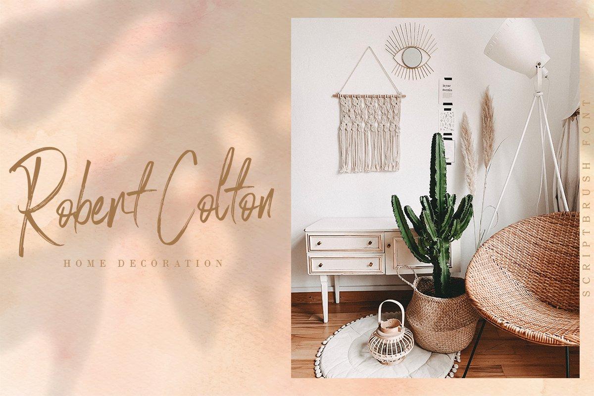 Rose Brown Brush Font 6