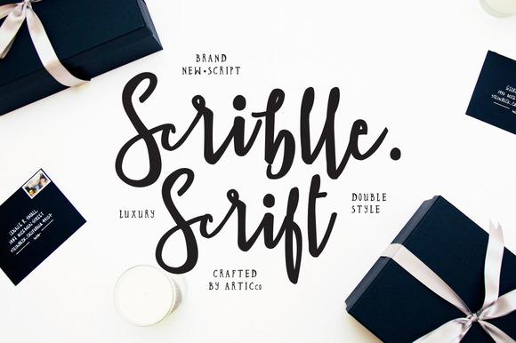 Scriblle Script Std Font