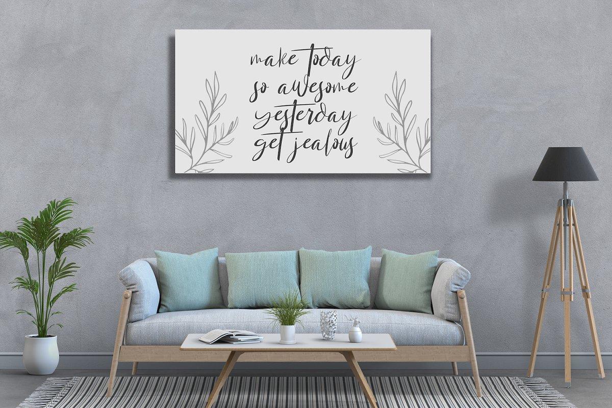 Shanti Creny Script Font 8