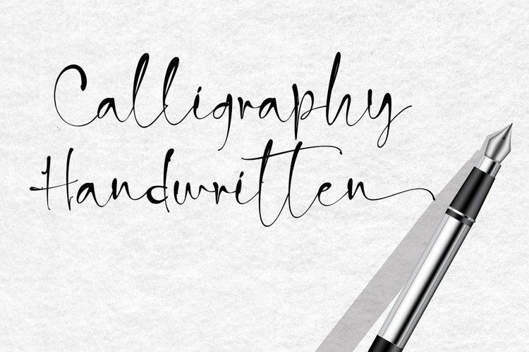 Snowland Natural Handwritten Script Font 1