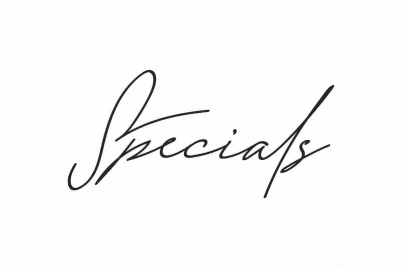 Specials Signature Font