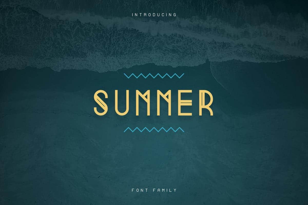 Summer Display Font Family