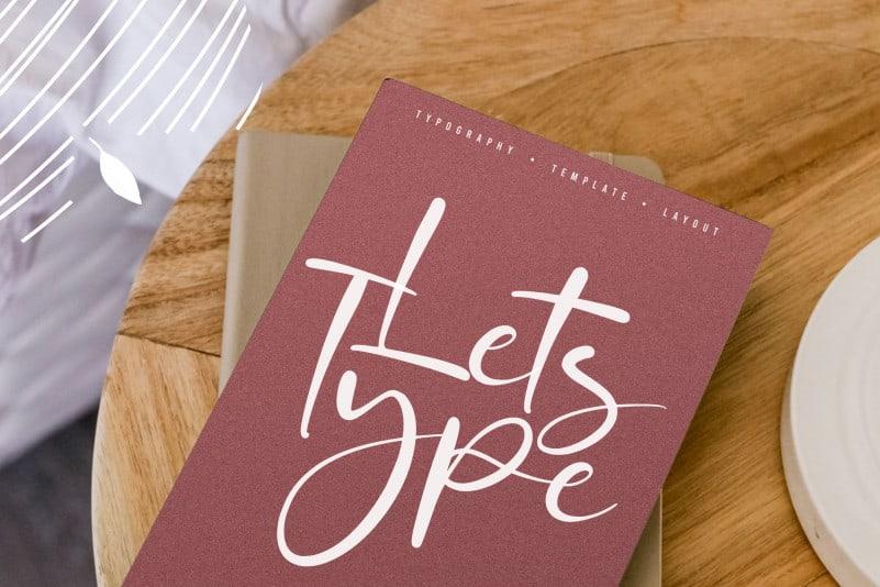 Thinker Justice Modern Handwritten Font 2