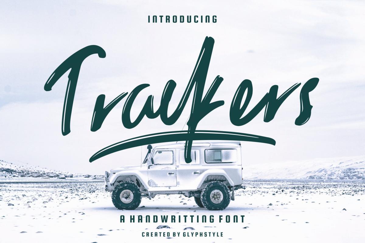 Trackers Brush Font