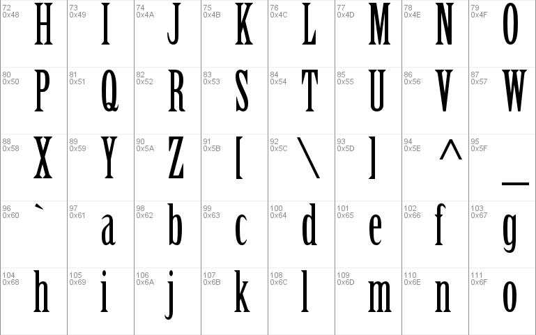 birch std font 1
