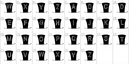 101! Mad Hatter Font 1