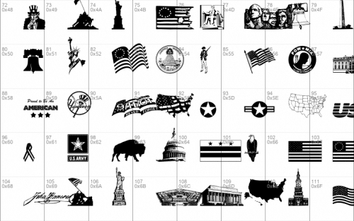 4th Of July Reflections Font 2