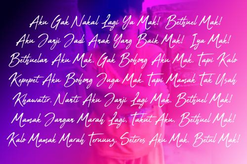Abuget Font 4