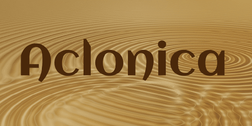 Aclonica Font