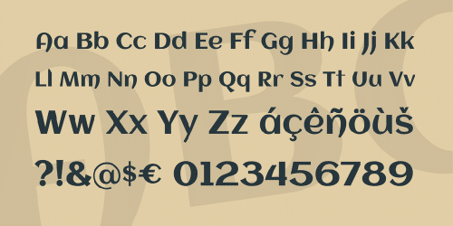 Aclonica Font 3