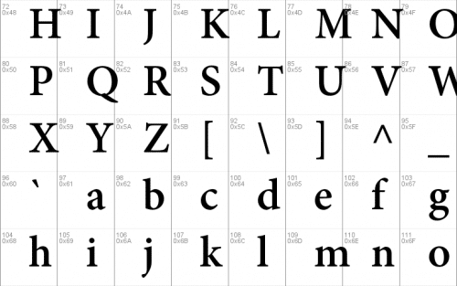 Adobe Hebrew Font  001