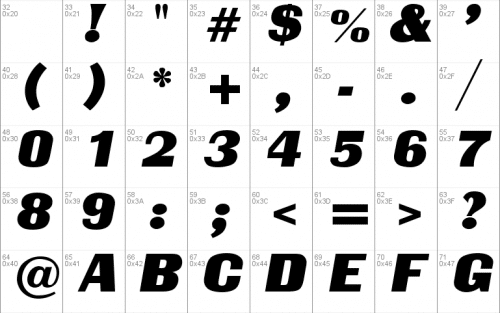 Airline Font