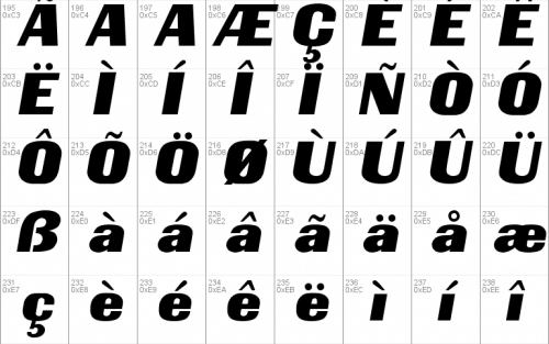 Airline Font 3