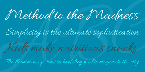 Allura Font 1