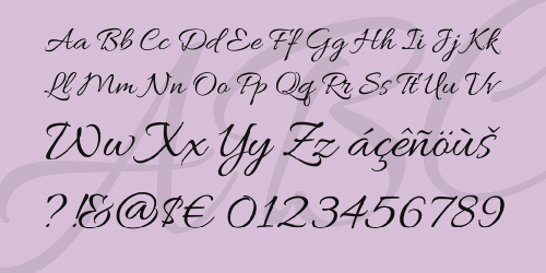 Allura Font 3