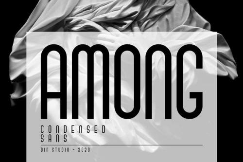 Among Condensed Sans Serif Font