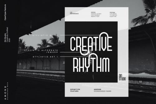 Among Condensed Sans Serif Font 5