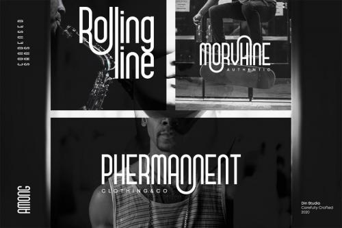 Among Condensed Sans Serif Font 6