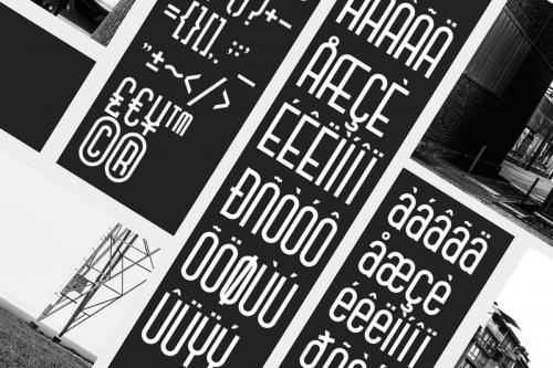 Among Condensed Sans Serif Font 7