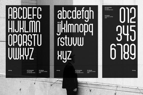 Among Condensed Sans Serif Font 9