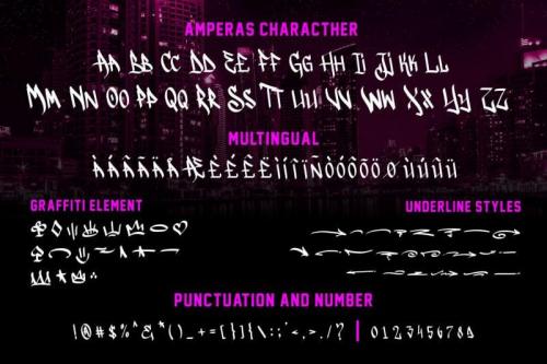 Amperas Graffiti Font 4