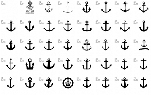 Anchor Font