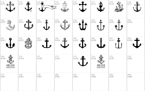 Anchor Font 2