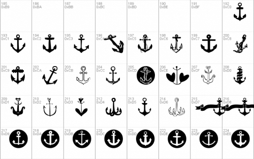 Anchor Font 3