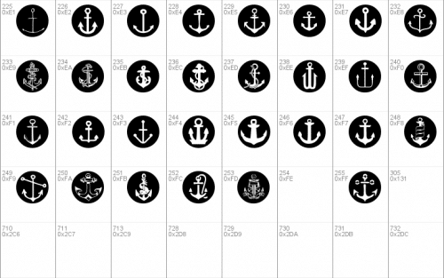 Anchor Font 4