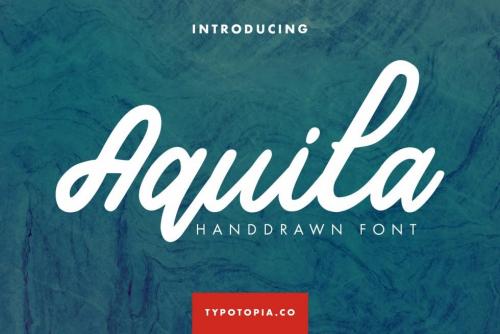 Aquila Handdrawn Script Font