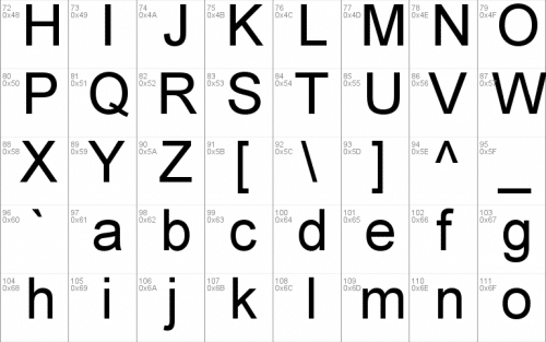 Arial Mt Font 1