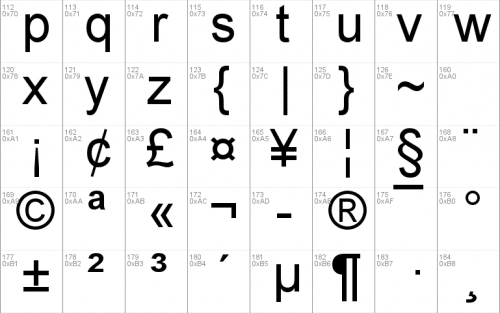 Arial Mt Font 2