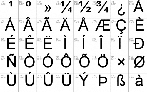Arial Mt Font 3