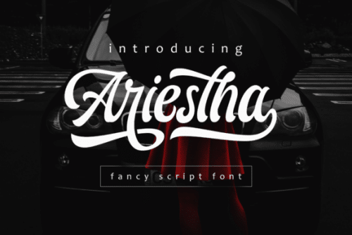 Ariestha Script Font