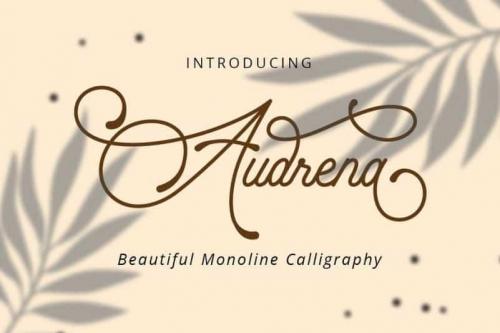 Audrena Script Font