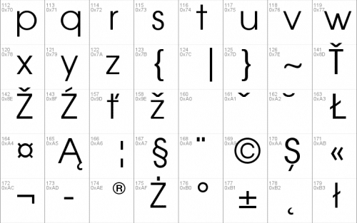 Avant Garde CE Font 2