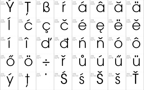 Avant Garde CE Font 4