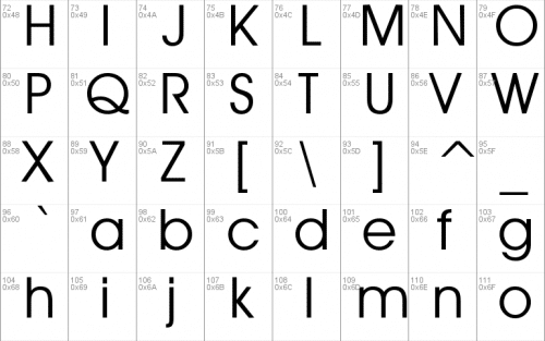 Avantgarde Normal Font 1
