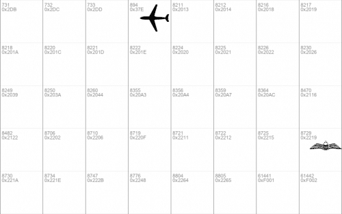 Aviation Font 4
