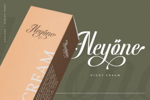 Ayalena Calligraphy Font 4