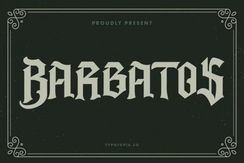 Barbatos Modern Blackletter Font