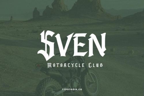 Barbatos Modern Blackletter Font  5