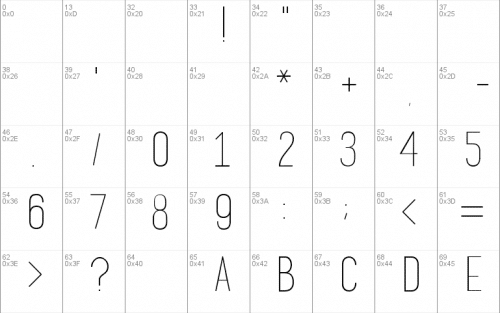 Basic Title Font