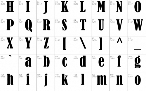Bernard Mt Condensed Font 1